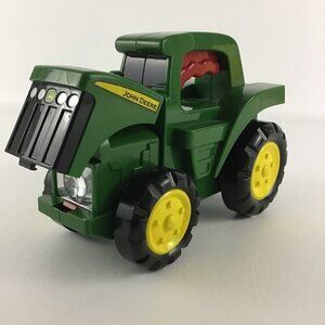 John Deere Roll N Go Green Farm Fun Tractor Vehicle Flashlight Toy Night Light